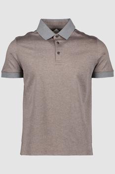 PAL ZILERI, PAL ZILERI | Men's Pal Zileri Camel Polo Shirt商品图片 