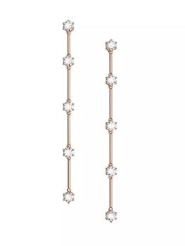 商品Swarovski | Constella Rose Goldtone & Crystal Drop Earrings,商家Saks Fifth Avenue,价格¥1246图片