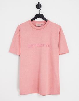 推荐Carhartt WIP duster heavyweight t-shirt in pink商品