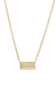 商品Bony Levy | 14K Yellow Gold 3D Rectangle Pendant Necklace,商家Nordstrom Rack,价格¥1510图片