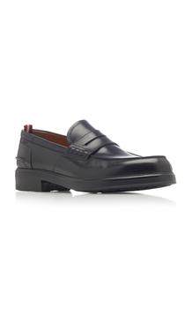 推荐NEW Bally Mody Mens Black Brushed Bull Leather Loafers商品