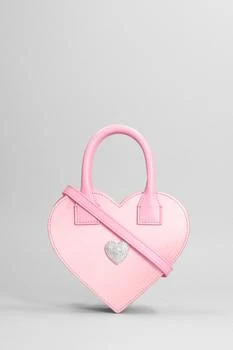 推荐Heart Shape Hand Bag In Rose-pink Satin商品