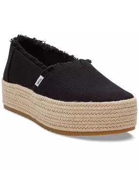 TOMS | Women's Valencia Canvas Platform Espadrilles,商家Macy's,价格¥581