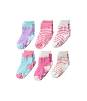商品Jefferies Socks | Non-Skid Crew 6-Pack (Infant/Toddler),商家Zappos,价格¥87图片