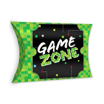 商品Big Dot of Happiness | Game Zone - Favor Gift Boxes - Pixel Video Game Party or Birthday Party Large Pillow Boxes - Set of 12,商家Macy's,价格¥121图片