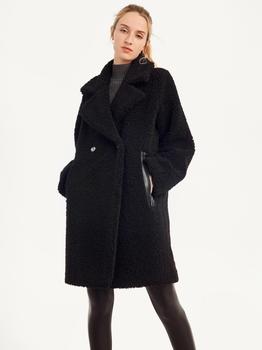 DKNY | Oversized Long Sherpa Coat商品图片,额外6折, 额外六折