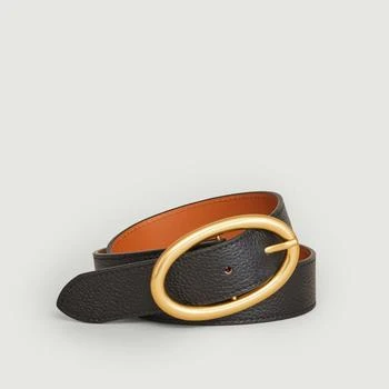 推荐Grained leather belt Noir L'EXCEPTION PARIS商品