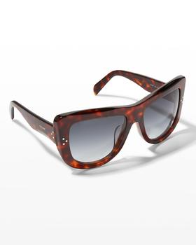celine墨镜价格, Celine | Square Acetate Sunglasses商品图片 