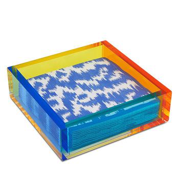 商品Tizo | Lucite Multicolor Cocktail Napkin Tray,商家Bloomingdale's,价格¥315图片