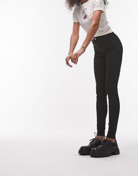 topshop joni, Topshop | Topshop Joni jean in pure black商品图片 