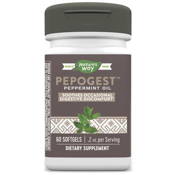 Nature's Way | Pepogest Peppermint Oil Softgels商品图片,满$80享8折, 满折