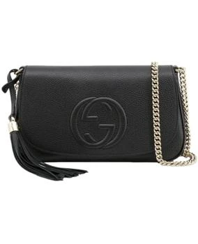 Gucci | Gucci Black Leather Small Soho Women's Crossbody Bag 536224 A7M0G 1000 6.3折