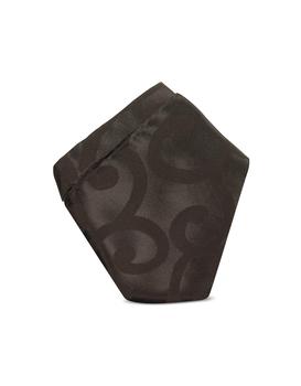 Renato Balestra 巴勒特拉 | Chocolate Brown Woven Silk 32 cm Pocket Square商品图片,2.5折