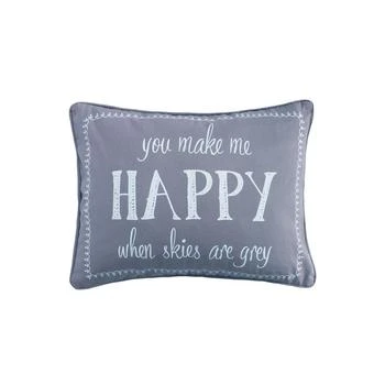 Levtex | Gramercy Happy Decorative Pillow, 14" x 18",商家Macy's,价格¥686
