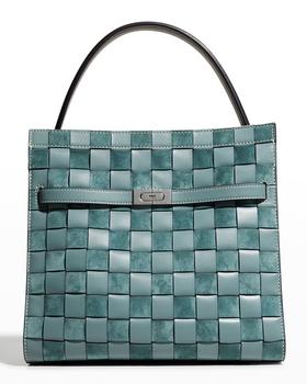 tory burch double lee, Tory Burch | Lee Radziwill Double Woven Satchel Bag商品图片 