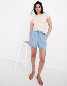 推荐Denim Easy Pull-On Shorts in Rathmore Wash商品