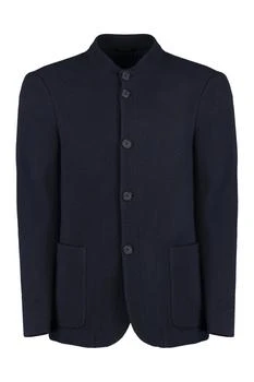 Giorgio Armani | WOOL SINGLE-BREASTED BLAZER,商家Boutiques Premium,价格¥8617