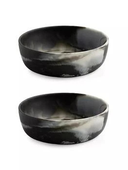 Blue Pheasant | Hugo 2-Piece Small Serving Bowl Set,商家Saks Fifth Avenue,价格¥1411