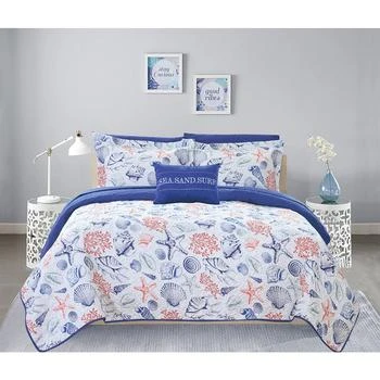Chic Home | Moselle 4 Piece Queen Quilt Set,商家Macy's,价格¥653