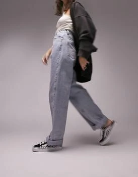 Topshop | Topshop oversized Mom jeans in bleach 3.5折