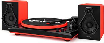 商品TT-900BR Vinyl Record Player Turntable With Bluetooth And Dual Stereo Speakers图片