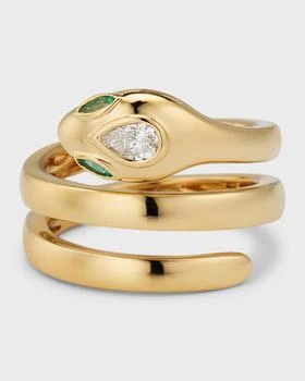 Anita Ko | 18K Snake Coil Pinky Ring,商家Neiman Marcus,价格¥32978