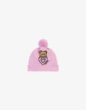 Moschino | Teddy Bear Heart Wool-blend Hat商品图片,6折