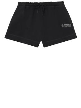 Ganni | Cotton shorts with logo商品图片,8.9折