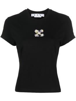 推荐Off White `Flower Mini Arrow` T-Shirt商品