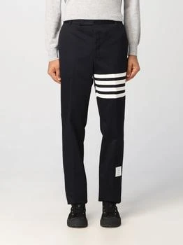 推荐Thom Browne pants in cotton twill商品