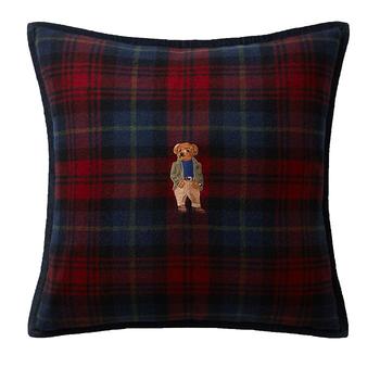 Ralph Lauren | Tartan Bear Throw Pillow, 20" x 20"商品图片,7折, 独家减免邮费