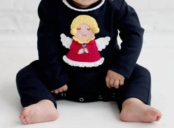 Lemon Loves Layette | Lemon Loves Layette - Newborn And Baby Girls Guardian Angel Romper,商家ELITE FINDS,价格¥362