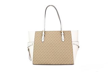 [二手商品] Michael Kors | Michael Kors Gilly Large Travel Miami Print Signature PVC Tote Handbag Women's Purse商品图片,4.5折