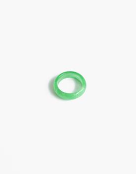 商品Seree ZZ Jade Ring in Imperial Green,商家Madewell,价格¥423图片