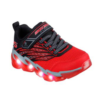 SKECHERS | Little Boys S Lights- Mega Surge Stay-Put Closure Light-Up Casual Athletic Sneakers from Finish Line商品图片,9折