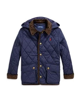 Ralph Lauren | Boys' Water Repellent Hooded Barn Jacket - Little Kid, Big Kid,商家Bloomingdale's,价格¥758