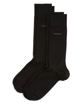 Hugo Boss | Solid Dress Socks - Pack of 2 满$100减$25, 满减