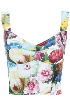 推荐Nocturnal Flower bustier top商品