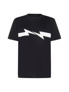 Neil Barrett | Neil Barrett Graphic Printed Crewneck T-Shirt商品图片,5.9折