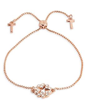 商品Ted Baker London | Hadassa Crystal Heart Star Slider Bracelet in Rose Gold Tone,商家Bloomingdale's,价格¥273图片