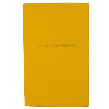 商品SMYTHSON | Mind Your French Notebook in Yellow,商家Jomashop,价格¥375图片