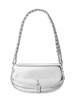 推荐Small Mila Metallic Leather Shoulder Bag商品