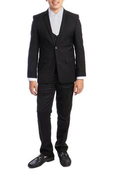 product Two Button Notch Lapel Suit 3-Piece Set image