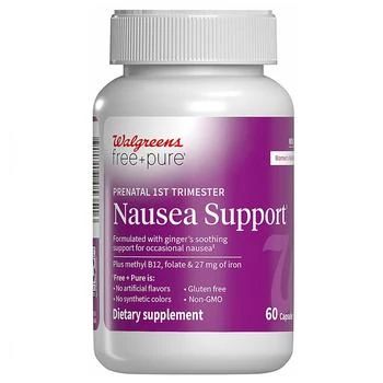 Walgreens Free & Pure | Prenatal 1st Trimester Nausea Support,商家Walgreens,价格¥88