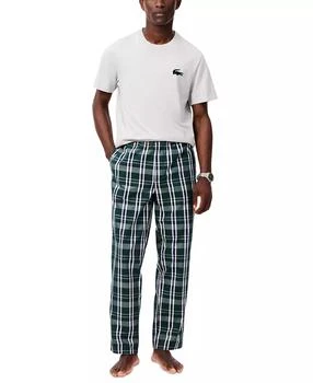 Lacoste | Men's Cotton Plaid Pajama Pants,商家Macy's,价格¥232