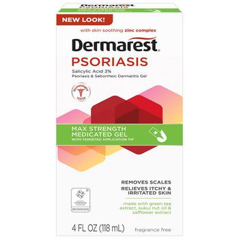 商品Dermarest | Psoriasis Max Strength Medicated Gel with Targeted Application Tip,商家Walgreens,价格¥65图片