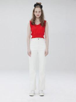 商品MUDIDI | Round Neck Knit Vest 003 Red,商家W Concept,价格¥859图片