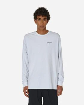 Patagonia | P-6 Logo Responsibili Longsleeve T-Shirt White 