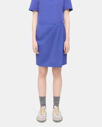 商品Theory | Wrap Skirt in Wool Gabardine,商家Theory,价格¥617图片