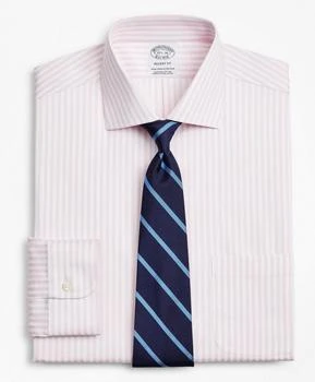 推荐Stretch Regent Regular-Fit Dress Shirt, Non-Iron Twill English Collar Bold Stripe商品